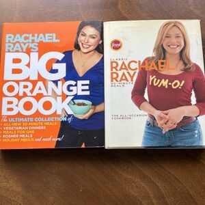 Rachael Ray Cookbook Set - Orange and White